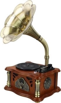 Retro turntable
 Renote The Classic Horn Phonograph Brown Retro turntable - 2