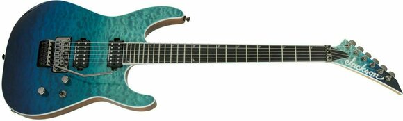 Electric guitar Jackson Pro Series Soloist SL2Q MAH Caribbean Blue Fade - 4