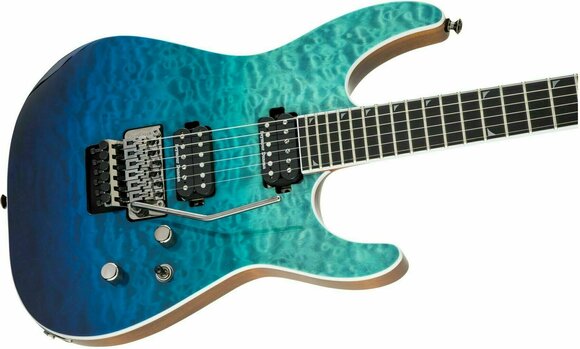 Guitare électrique Jackson Pro Series Soloist SL2Q MAH Caribbean Blue Fade - 6