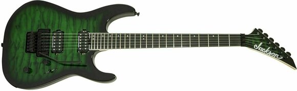 Guitare électrique Jackson Pro Series Dinky DK2Q Transparent Green - 4