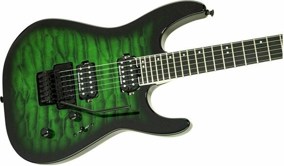 Guitare électrique Jackson Pro Series Dinky DK2Q Transparent Green - 6