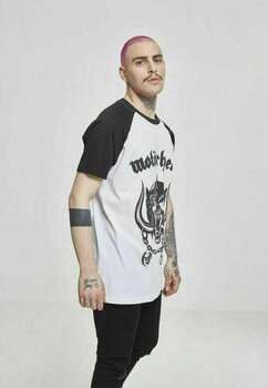 Koszulka Motörhead Koszulka Everything Louder Raglan Męski Biała-Czarny XL - 2