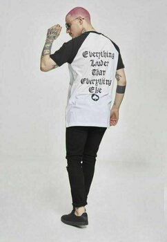 T-shirt Motörhead Everything Louder Raglan White-Black 2XL T-shirt - 6