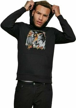 Mikina Notorious B.I.G. Flames Black XS Mikina - 2