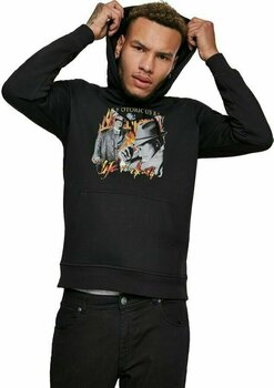 Hoodie Notorious B.I.G. Flames Black S Hoodie - 2