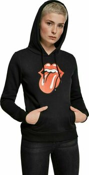 Pulóver The Rolling Stones Pulóver Tongue Fekete XS - 2