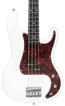 4-string Bassguitar PSD Guitars PCB-100 White 4-string Bassguitar - 5