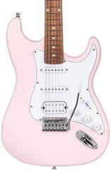 Electric guitar PSD Guitars STC-100-HSS Pink/Right Handed - 4