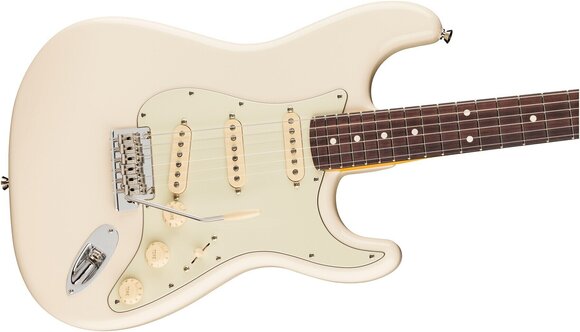 Elektrische gitaar Fender American Professional Stratocaster RW Olympic White Elektrische gitaar - 4