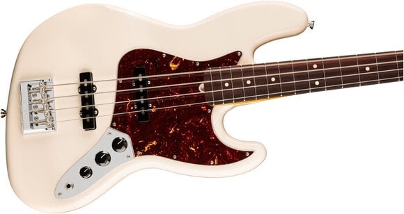 4-string Bassguitar Fender American Professional Jazz Bass RW Olympic White 4-string Bassguitar - 4