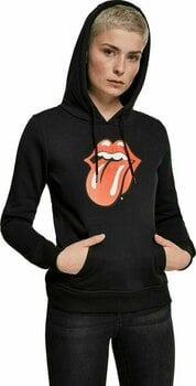 Felpa con cappuccio The Rolling Stones Felpa con cappuccio Tongue Black 2XL - 2