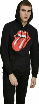 Pulóver The Rolling Stones Pulóver Tongue Fekete L - 2