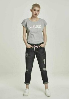T-shirt Gorillaz Logo Heather Grey L T-shirt - 3