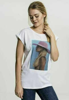 T-shirt Lady Gaga Hat Tee White S - 2