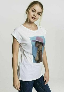 T-shirt Lady Gaga Hat Tee White M - 3