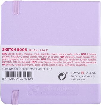 Skicář Talens Art Creation 9314134M Skicář 80 160 12 x 12 cm 140 g Pastel Violet - 2