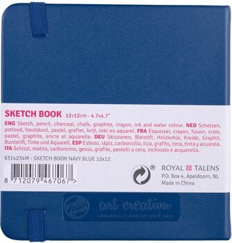 Skicář Talens Art Creation 9314234M Skicář 80 160 12 x 12 cm 140 g Navy Blue - 2