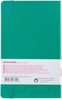 Skicář Talens Art Creation 9314332M Skicář 80 160 13 x 21 cm 140 g Forest Green - 2