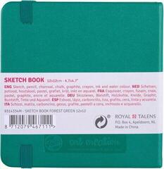 Skicář Talens Art Creation 9314334M Skicář 80 160 12 x 12 cm 140 g Forest Green - 1