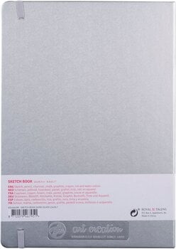 Skicář Talens Art Creation 9314043M Skicář 80 160 21 x 29,7 cm 140 g Shiny Silver - 2
