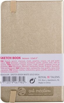 Skicář Talens Art Creation 9314141M Skicář 80 160 9 x 14 cm 140 g White Gold - 2