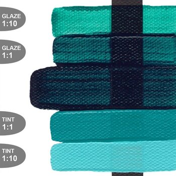 Akrylfärg Golden Artist Colors Fluid Akrylfärg Turquoise (Phthalo) 30 ml 1 st - 3
