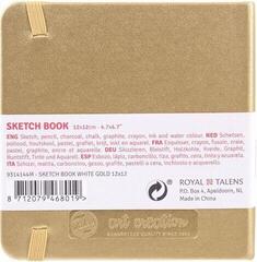 Skicář Talens Art Creation 9314144M Skicář 80 160 12 x 12 cm 140 g White Gold - 1
