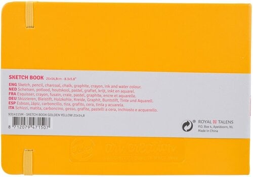 Skicář Talens Art Creation 9314115M Skicář 80 160 14,8 x 21 cm 140 g Golden Yellow - 2