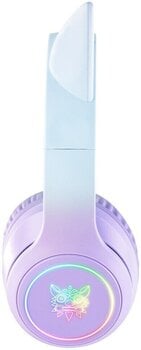 Навушники для ПК Onikuma B90 RGB Cat Ear Bluetooth Wireless Gaming Фіолетовий Навушники для ПК - 3