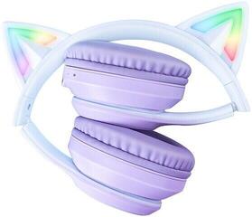 PC headset Onikuma B90 RGB Cat Ear Bluetooth Wireless Gaming Lila PC headset - 3