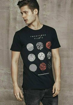 T-Shirt Twenty One Pilots T-Shirt Pattern Circles Unisex Black S - 3