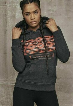 Hoodie Twenty One Pilots Ladies Judge Stripe Hoody Charcoal M - 3