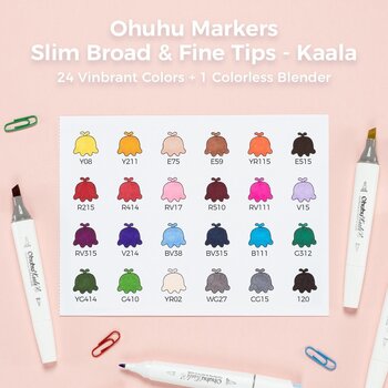 Felt-Tip Pen Ohuhu Kaala Set of Alcohol Markers Basic 24 pcs - 3