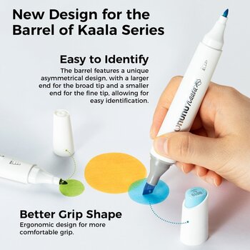 Felt-Tip Pen Ohuhu Kaala Set of Alcohol Markers Basic 24 pcs - 8