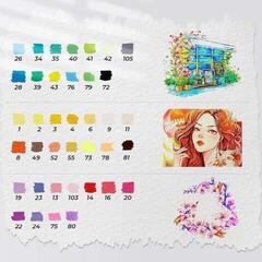 Filctollak Ohuhu Journal Vízbázisú filctoll készlet Mix 40 db - 2
