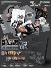 Music CD Ateez - Golden Hour: Part.6 (A Ver./Diary Ver./Z Ver.) (Random 3 Cover) (CD) - 1