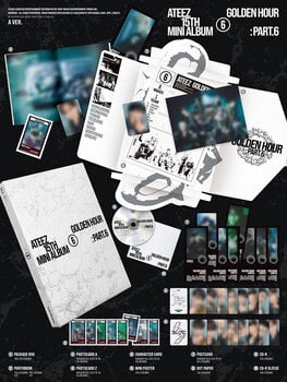 CD musique Ateez - Golden Hour: Part.6 (A Ver./Diary Ver./Z Ver.) (Random 3 Cover) (CD) - 3