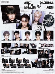 Music CD Ateez - Golden Hour: Part.6 (Digipack Ver.) (Random 8 Cover) (CD) - 1