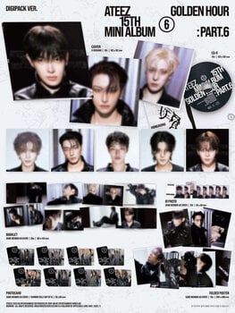 CD musique Ateez - Golden Hour: Part.6 (Digipack Ver.) (Random 8 Cover) (CD) - 2