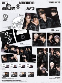 CD musique Ateez - Golden Hour: Part.6 (Digipack Unit Ver.) (Random 4 Cover) (CD) - 2