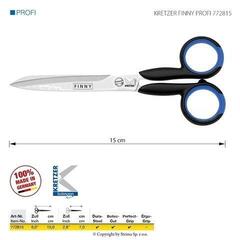 Ciseaux universels Kretzer Solingen Finny Profi 772815 Ciseaux universels 15 cm Blue - 1