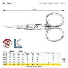 Univerzalne škare Kretzer Solingen Spirale Classic 110613 Univerzalne škare 13 cm Silver - 1