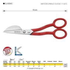 Foarfece de broderie
 Kretzer Solingen Spirale Classic 113015 Foarfece de broderie 15 cm Red - 1