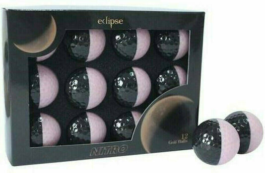 Golf Balls Nitro Eclipse Black/Pink - 2