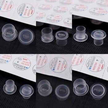 Consumabile pentru tatuaj Superay Sterile Căpăcele pentru cerneală 14 x 12 mm 400 buc - 3
