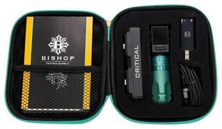 Kabellose Tattoomaschinen Bishop Tattoo Supply Power Wand Advanced Kabellose Tattoomaschine 4,2 mm Teal Hope vs Cancer Packer - 5