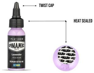 Farby do tatuażu (zatwierdzone w UE) Dynamic Color Platinum Tusz do tatuażu 30 ml Lavender - 3