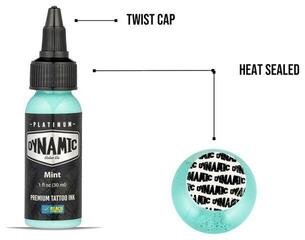 Farby do tatuażu (zatwierdzone w UE) Dynamic Color Platinum Tusz do tatuażu 30 ml Mint - 3
