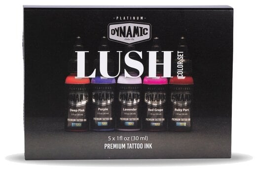 Boje za tetoviranje (odobrene u EU) Dynamic Color Platinum Set tinti za tetoviranje 5 x 30 ml Lush - 2