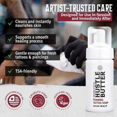 Витратні матеріали для тату Hustle Butter Tattoo Мило-піна 100 ml 1 шт. - 2
